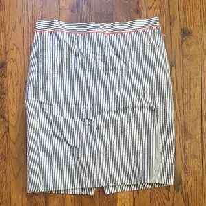 J. Crew Seersucker Style Skirt